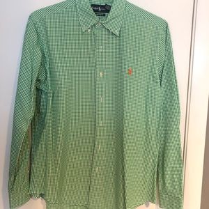 Polo by Ralph Lauren button down shirt green